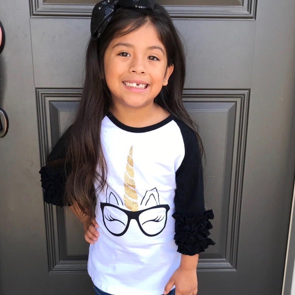 Girls Unicorn Shirt